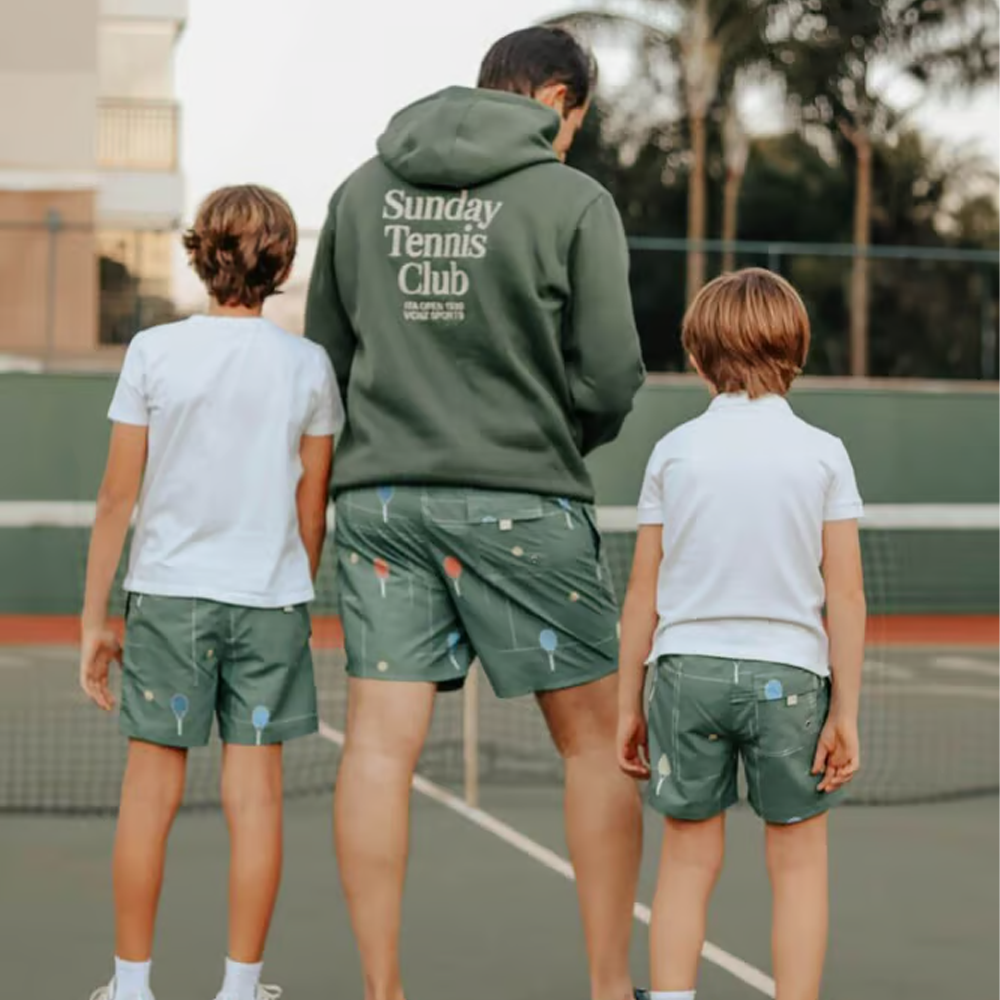 SHORTS INFANTIL TENNIS CLUB VERDE